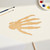 Unfinished Skeleton Hand Wood Cutout for Door Hangers, Seasonal Decor and Paint Parties, Baltic Birch Craft Blank
