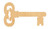 Unfinished Skeleton Key 2 Wood Cutout for Door Hangers, Seasonal Decor and Paint Parties, Baltic Birch Craft Blank
