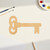 Unfinished Skeleton Key 2 Wood Cutout for Door Hangers, Seasonal Decor and Paint Parties, Baltic Birch Craft Blank