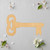 Unfinished Skeleton Key 2 Wood Cutout for Door Hangers, Seasonal Decor and Paint Parties, Baltic Birch Craft Blank