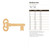 Unfinished Skeleton Key 2 Wood Cutout for Door Hangers, Seasonal Decor and Paint Parties, Baltic Birch Craft Blank