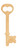 Unfinished Skeleton Key Wood Cutout for Door Hangers, Seasonal Decor and Paint Parties, Baltic Birch Craft Blank
