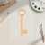 Unfinished Skeleton Key Wood Cutout for Door Hangers, Seasonal Decor and Paint Parties, Baltic Birch Craft Blank