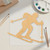 Unfinished Skier Wood Cutout - Unfinished Baltic Birch Craft Shape