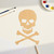 Unfinished Skullandcrossbones Wood Cutout for Door Hangers, Seasonal Decor and Paint Parties, Baltic Birch Craft Blank