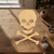 Unfinished Skullandcrossbones Wood Cutout for Door Hangers, Seasonal Decor and Paint Parties, Baltic Birch Craft Blank