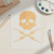 Unfinished Skullandlightning Wood Cutout for Door Hangers, Seasonal Decor and Paint Parties, Baltic Birch Craft Blank