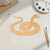 Unfinished Snake 1 Wood Cutout for Door Hangers, Seasonal Decor and Paint Parties, Baltic Birch Craft Blank