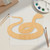 Unfinished Snake 1 Wood Cutout - Unfinished Baltic Birch Craft Shape