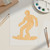 Unfinished Snowboarder Wood Cutout for Door Hangers, Seasonal Decor and Paint Parties, Baltic Birch Craft Blank