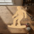 Unfinished Snowboarder Wood Cutout for Door Hangers, Seasonal Decor and Paint Parties, Baltic Birch Craft Blank