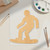 Unfinished Snowboarder Wood Cutout - Unfinished Baltic Birch Craft Shape