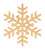Unfinished Snowflake 1 Wood Cutout for Door Hangers, Seasonal Decor and Paint Parties, Baltic Birch Craft Blank