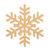 Unfinished Snowflake 1 Wood Cutout - Unfinished Baltic Birch Craft Shape