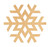 Unfinished Snowflake 2 Wood Cutout for Door Hangers, Seasonal Decor and Paint Parties, Baltic Birch Craft Blank