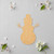 Unfinished Snowman 2 Wood Cutout - Unfinished Baltic Birch Craft Shape