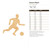 Unfinished Soccer Player Wood Cutout for Door Hangers, Seasonal Decor and Paint Parties, Baltic Birch Craft Blank