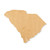 Unfinished South Carolina Wood Cutout - Unfinished Baltic Birch Craft Shape