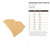 Unfinished South Carolina Wood Cutout - Unfinished Baltic Birch Craft Shape