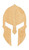 Unfinished Spartan Helmet Wood Cutout for Door Hangers, Seasonal Decor and Paint Parties, Baltic Birch Craft Blank