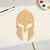 Unfinished Spartan Helmet Wood Cutout for Door Hangers, Seasonal Decor and Paint Parties, Baltic Birch Craft Blank
