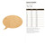 Unfinished Speech Bubble Wood Cutout for Door Hangers, Seasonal Decor and Paint Parties, Baltic Birch Craft Blank