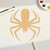 Unfinished Spider 3 Wood Cutout for Door Hangers, Seasonal Decor and Paint Parties, Baltic Birch Craft Blank