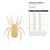 Unfinished Spider 4 Wood Cutout - Unfinished Baltic Birch Craft Shape