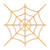 Unfinished Spider Web 1 Wood Cutout for Door Hangers, Seasonal Decor and Paint Parties, Baltic Birch Craft Blank
