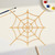 Unfinished Spider Web 1 Wood Cutout for Door Hangers, Seasonal Decor and Paint Parties, Baltic Birch Craft Blank