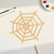 Unfinished Spider Web Wood Cutout for Door Hangers, Seasonal Decor and Paint Parties, Baltic Birch Craft Blank