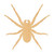 Unfinished Spider Wood Cutout for Door Hangers, Seasonal Decor and Paint Parties, Baltic Birch Craft Blank