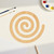 Unfinished Spiral Wood Cutout for Door Hangers, Seasonal Decor and Paint Parties, Baltic Birch Craft Blank