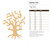 Unfinished Spooky Tree Wood Cutout for Door Hangers, Seasonal Decor and Paint Parties, Baltic Birch Craft Blank