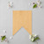 Unfinished Square Bunting Wood Cutout - Unfinished Baltic Birch Craft Shape