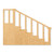 Unfinished Stairs Wood Cutout - Unfinished Baltic Birch Craft Shape