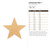 Unfinished Star 7 Wood Cutout - Unfinished Baltic Birch Craft Shape