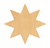 Unfinished Star Wood Cutout for Door Hangers, Seasonal Decor and Paint Parties, Baltic Birch Craft Blank
