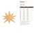 Unfinished Starburst Wood Cutout for Door Hangers, Seasonal Decor and Paint Parties, Baltic Birch Craft Blank