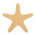 Unfinished Starfish 3 Wood Cutout - Unfinished Baltic Birch Craft Shape