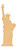 Unfinished Statue Of Liberty Wood Cutout for Door Hangers, Seasonal Decor and Paint Parties, Baltic Birch Craft Blank