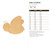 Unfinished Steer 2 Outline Wood Cutout for Door Hangers, Seasonal Decor and Paint Parties, Baltic Birch Craft Blank