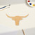 Unfinished Steer Head Wood Cutout - Unfinished Baltic Birch Craft Shape