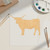 Unfinished Steer Wood Cutout for Door Hangers, Seasonal Decor and Paint Parties, Baltic Birch Craft Blank