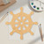 Unfinished Steering Wheel Wood Cutout - Unfinished Baltic Birch Craft Shape