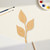 Unfinished Stem And Leaf Wood Cutout - Unfinished Baltic Birch Craft Shape