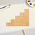 Unfinished Steps Wood Cutout for Door Hangers, Seasonal Decor and Paint Parties, Baltic Birch Craft Blank