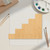 Unfinished Steps Wood Cutout - Unfinished Baltic Birch Craft Shape