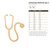 Unfinished Stethoscope 2 Wood Cutout - Unfinished Baltic Birch Craft Shape
