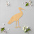 Unfinished Stork Wood Cutout - Unfinished Baltic Birch Craft Shape